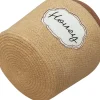 Panier de rangement en coton jaune Honey - Lorena Canals
