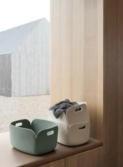 Panier de rangement recyclé sable Restore - Muuto