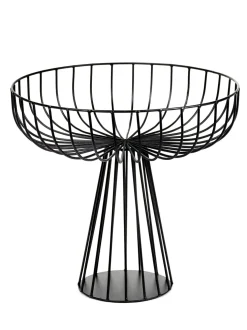 Panier haut en fer noir 30x28cm Catu - Serax