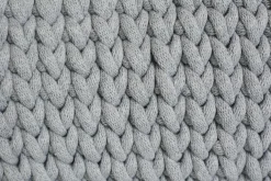 Panier à langer en crochet gris clair et matelas Moses - Happy Moses