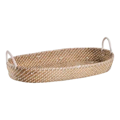 Panier à langer en joncs de mer 78x43cm - Happy Moses