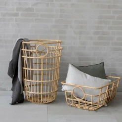 Panier rectangulaire en rotin naturel Carry Me - Cane-Line