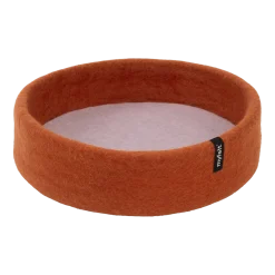 Panier rond pour chat en laine rouille et lavande 40cm Lora - Myfelt