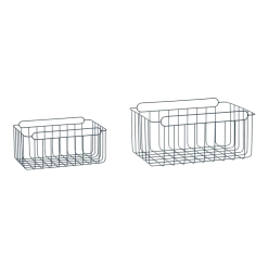 2 Paniers en fer bleu Wiredup - Hübsch