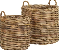 2 Paniers en rotin Maxi-Weave - KOK