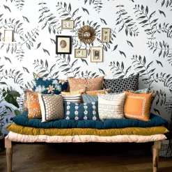 Panneau de papier peint blanc Jamini 3 - MUES Design
