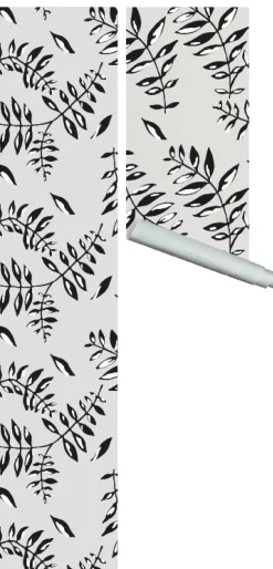 Panneau de papier peint blanc Jamini 3 - MUES Design
