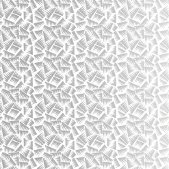 Papier peint blanc et argent Jer - La Chance