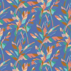 Papier peint bleu Banana Raccordable - Edito