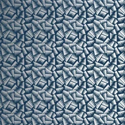 Papier peint bleu et argent Jer - La Chance