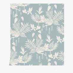 Papier peint bleu Jungle - Season Paper