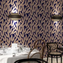 Papier peint bleu Plume - Season Paper