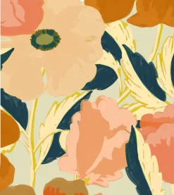 Papier peint Coquelicots - Season Paper