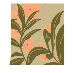 Papier peint en papier intissé argile 1m Garden - Season Paper