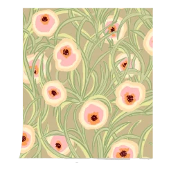 Papier peint en papier intissé argile 50x100cm Entrelacs - Season paper
