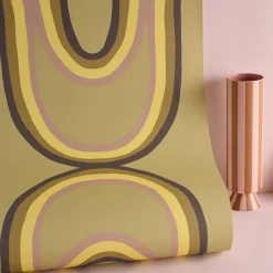 Papier peint en papier intissé 1m Wavy - Season Paper