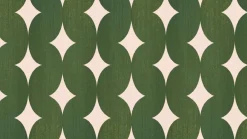 Papier peint en vinyle sur intissé vert émeraude 300x250cm Meringue - Cosin Paris