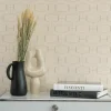 Papier peint hexagone Raccordable - Edito