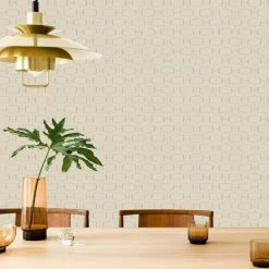 Papier peint hexagone Raccordable - Edito