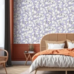Papier peint intissé lilas 192x270 cm Monnaie de pape - Edito