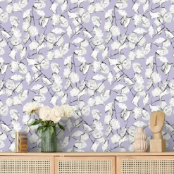 Papier peint intissé lilas 192x270 cm Monnaie de pape - Edito