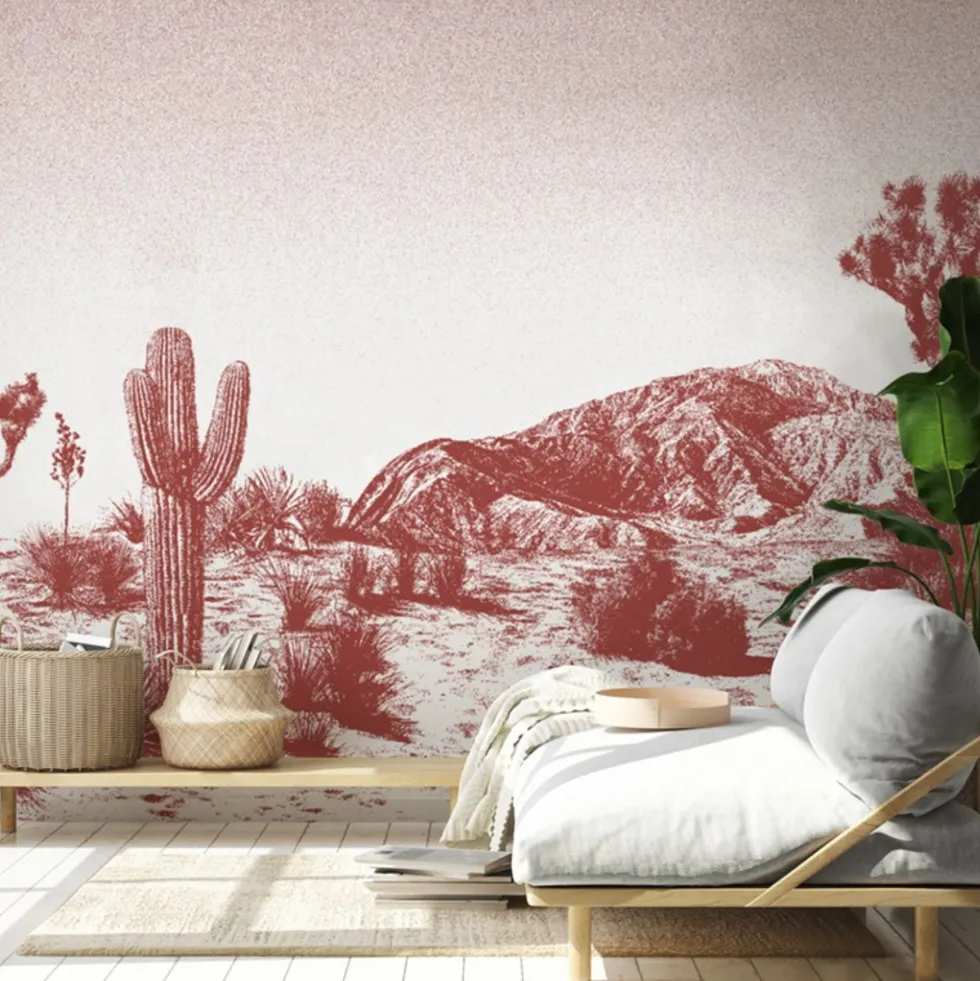 Papier peint intissé panoramique rouille terracotta 432 x 320 cm Arizona - Edito