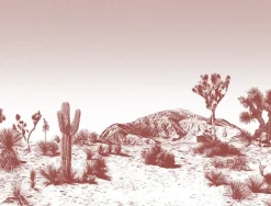 Papier peint intissé panoramique rouille terracotta 432 x 320 cm Arizona - Edito