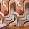 Papier peint intissé terracotta 192 x 270 cm Arpége - Edito