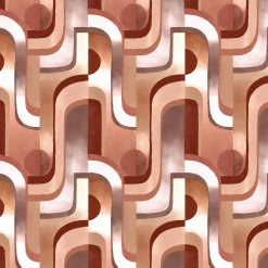 Papier peint intissé terracotta 192 x 270 cm Arpége - Edito