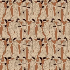 Papier peint intissé terracotta 192 x 270 cm Déesse - Edito