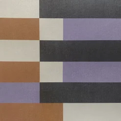 Papier peint intissé violet et orange 192x270 cm Bauhaus - Edito