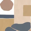 Papier peint terracotta Pensées Abstraites - Edito