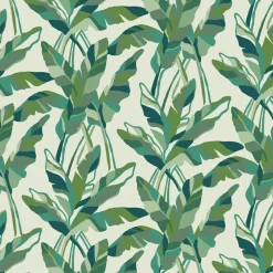 Papier peint vert Banana Raccordable - Edito