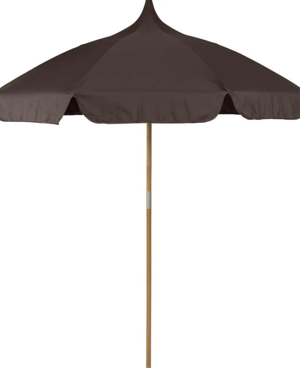 Parasol en bois de hêtre et tissu en polyester 200x225cm Lull - Ferm living