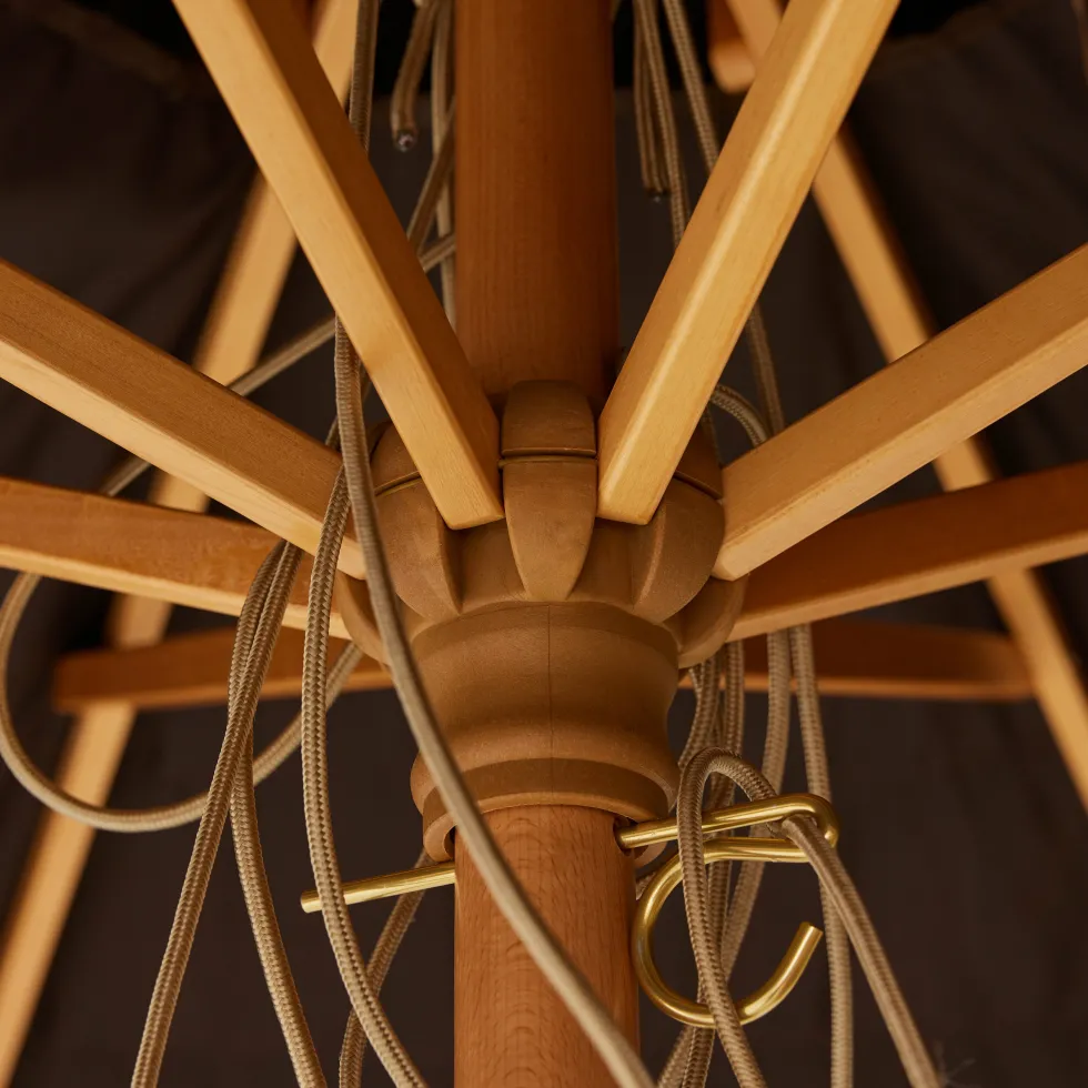 Parasol en raffia Patio - HKliving