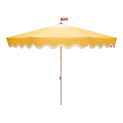 Parasol oversize rétro en polyester jaune Pensol - Fatboy