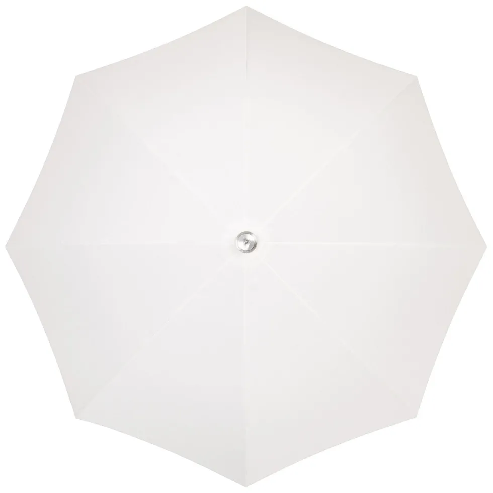 Parasol rond en tissu blanc antique The Premium - Business & Pleasure