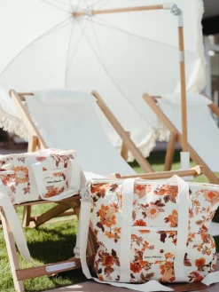 Parasol rond en tissu blanc antique The Premium - Business & Pleasure