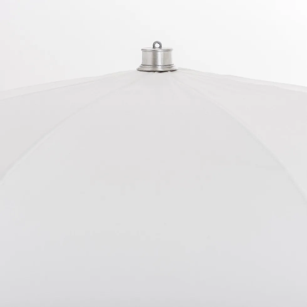 Parasol rond en tissu blanc antique The Premium - Business & Pleasure