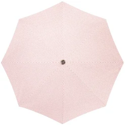Parasol rond en tissu à rayures rose Laurens Stripe The Premium - Business & Pleasure