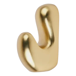 Patère en aluminium laiton 6 x 10 cm Roberta - Broste Copenhagen