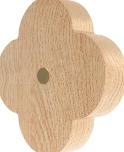 Patère en frêne naturel 10 x 5,7 cm Andrée - Hartô