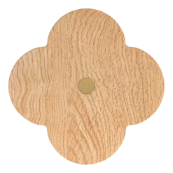 Patère en frêne naturel 10 x 5,7 cm Andrée - Hartô
