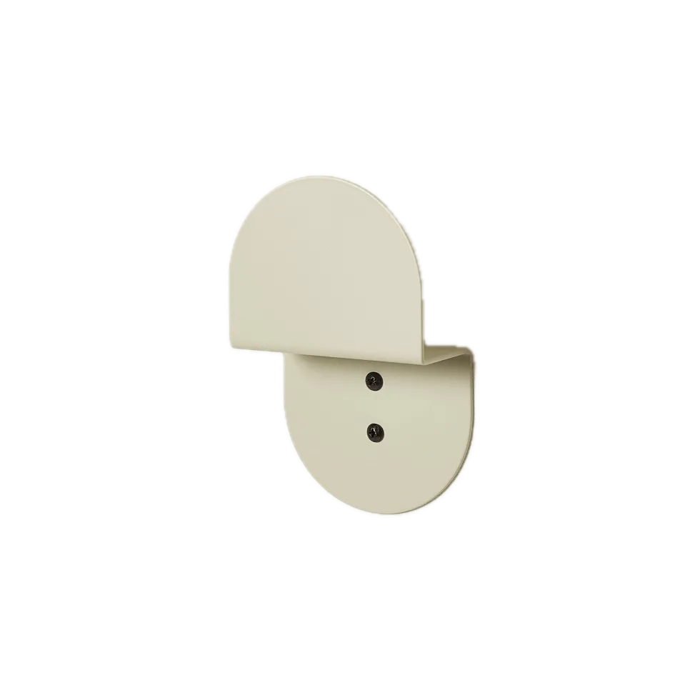Patère murale en acier laqué vert clair 10 x 16 x 4 cm - Nobodinoz