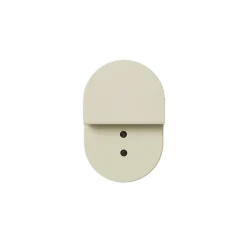 Patère murale en acier laqué vert clair 10 x 16 x 4 cm - Nobodinoz