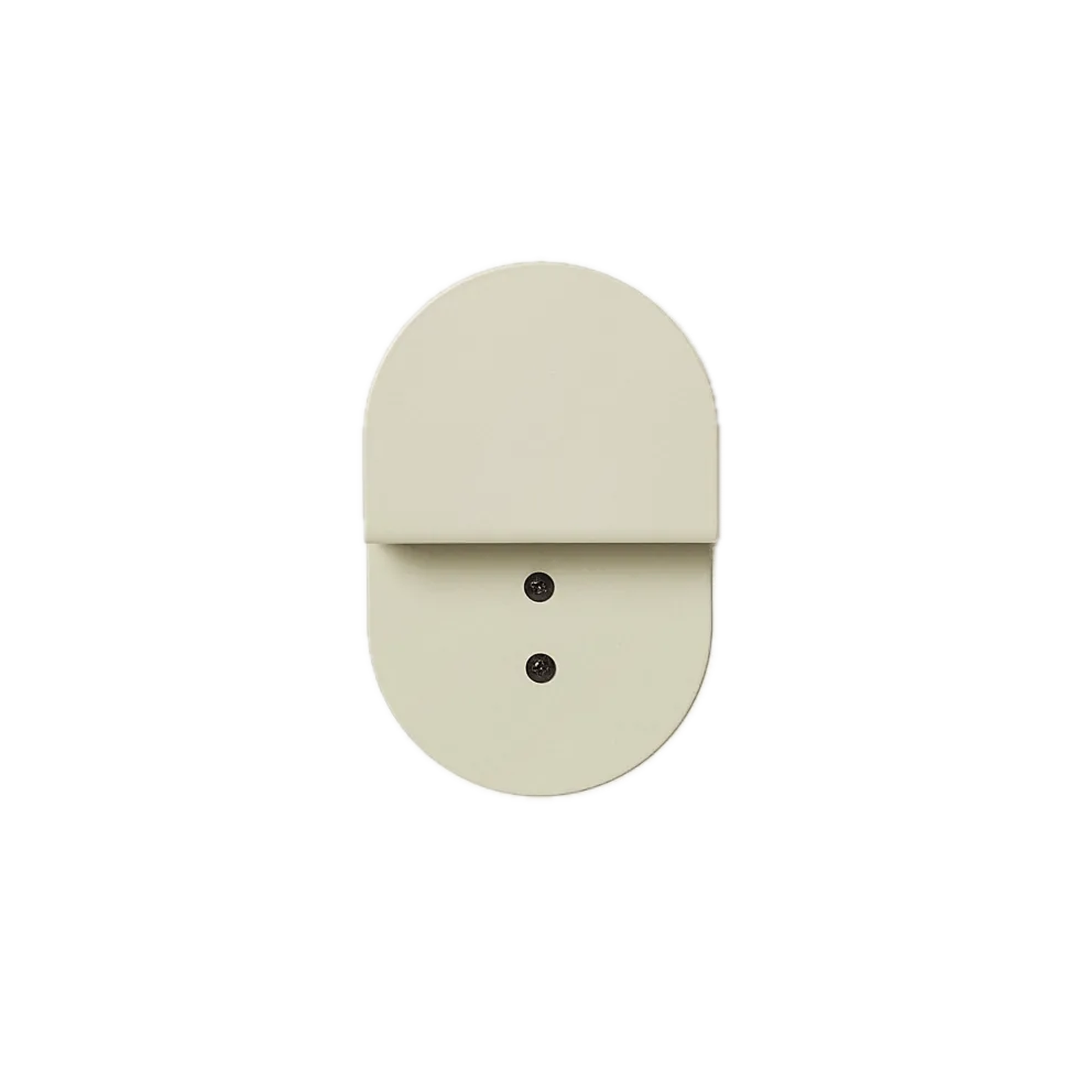 Patère murale en acier laqué vert clair 10 x 16 x 4 cm - Nobodinoz