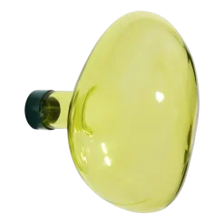 Patère murale en verre citron vert 15cm Bubble - Petite friture
