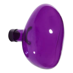 Patère murale en verre violet 15cm Bubble - Petite friture