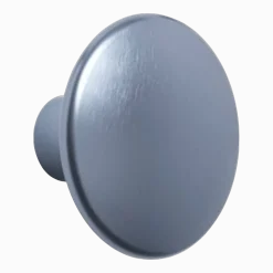 Patère ronde en aluminium bleu pâle 5 cm The Dots - Muuto