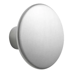 Patère ronde en aluminium gris 2,7 cm Dots - Muuto